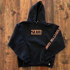 SLAM Magazine “Respect the Game” Basketball Classic Sweatshirt Hoodie L
